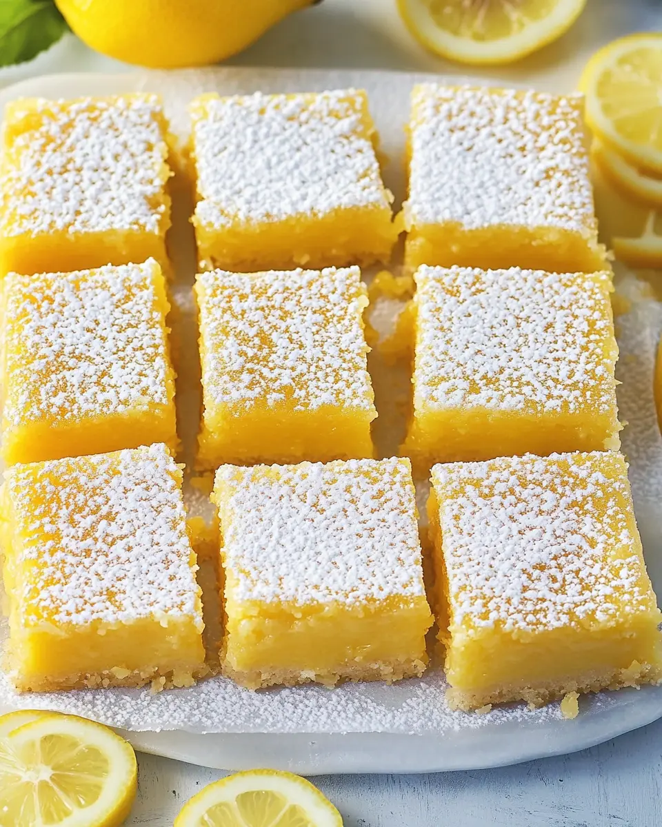 Lemon Bars First Image First Image