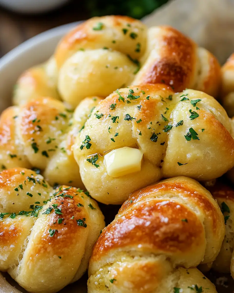 Buttery Garlic Knots First Image First Image