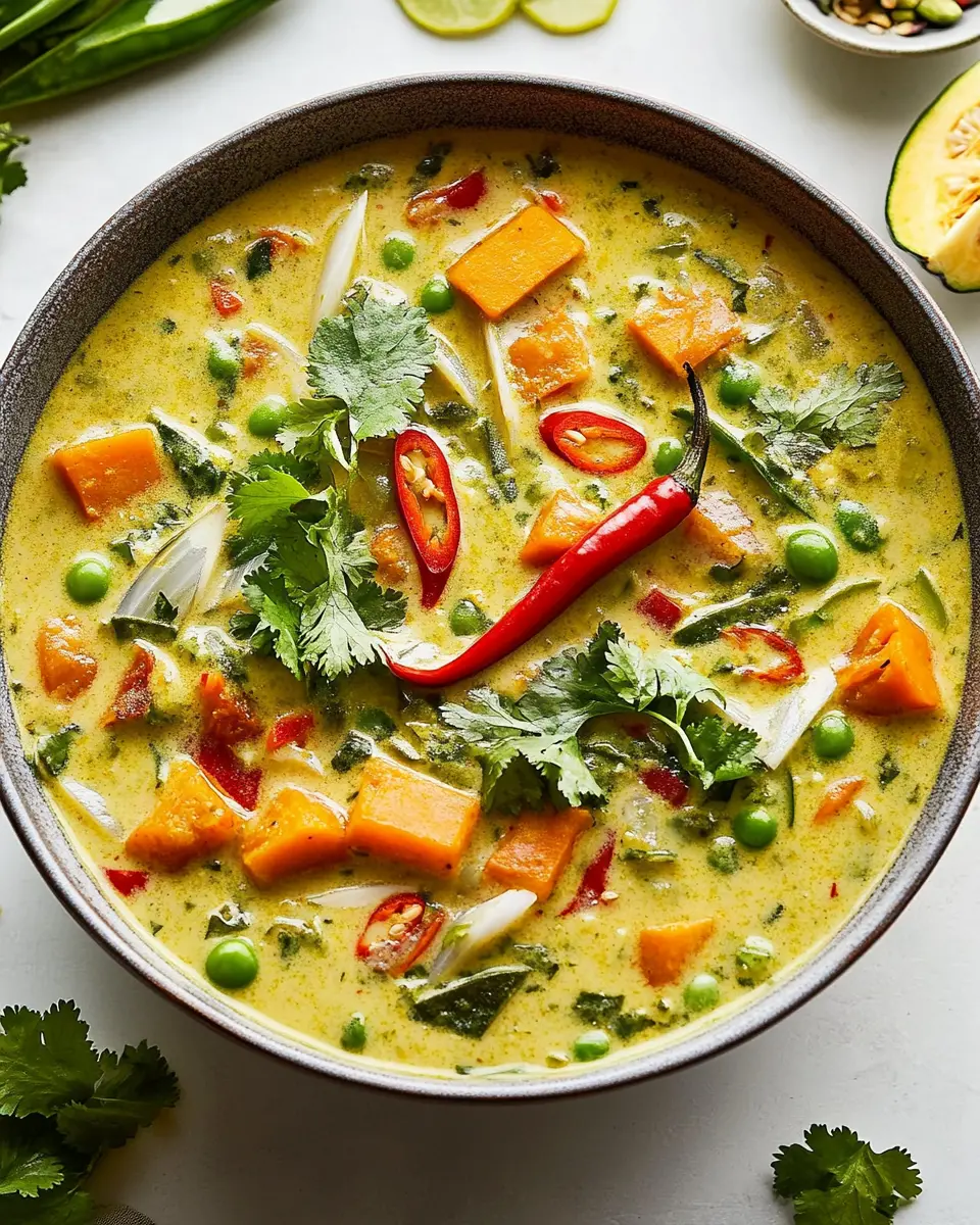 Pumpkin Thai Green Curry First Image First Image