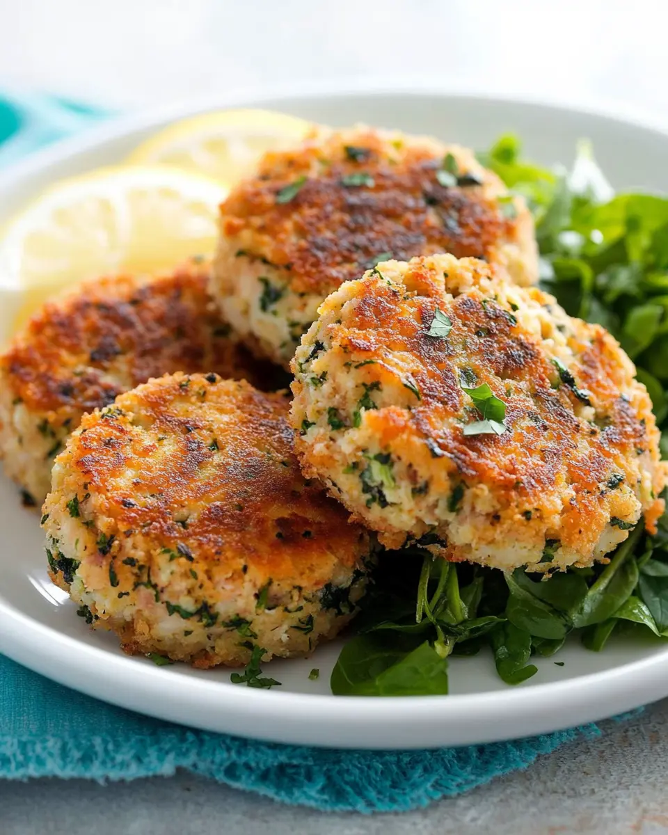 Baked tuna & spinach patties First Image First Image