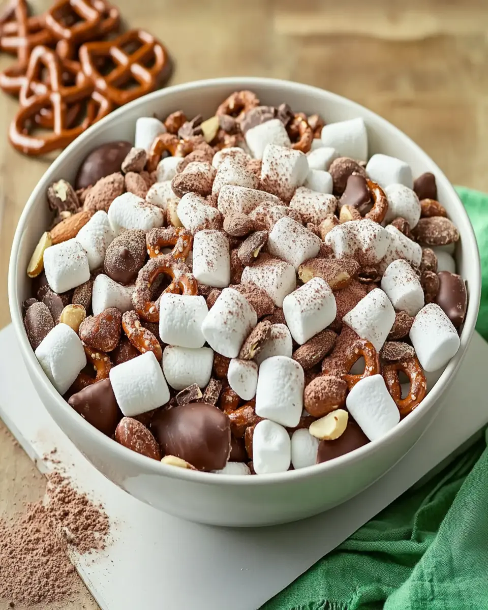 Hot Cocoa Snack Mix First Image First Image