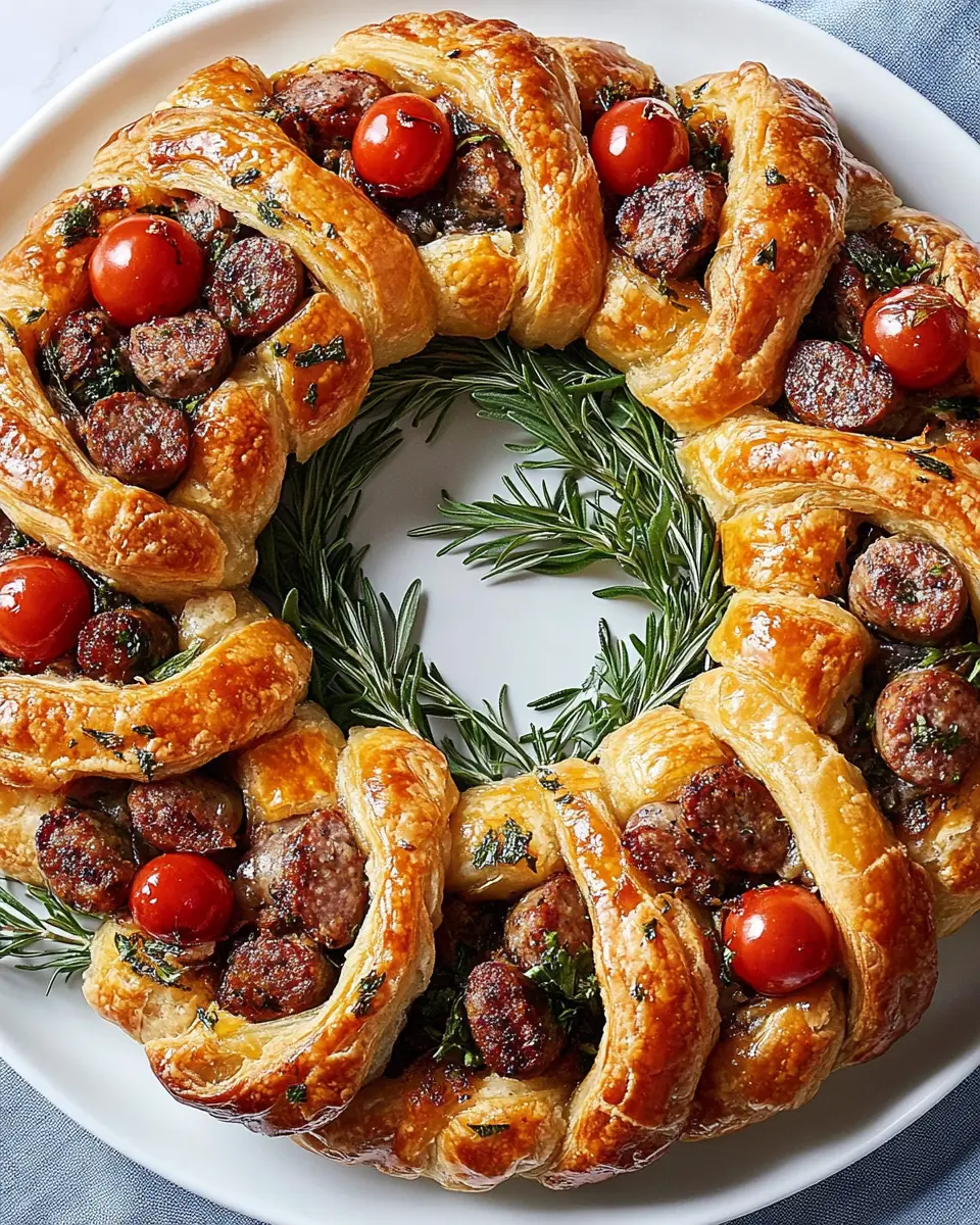 Sausage Roll Wreath First Image First Image