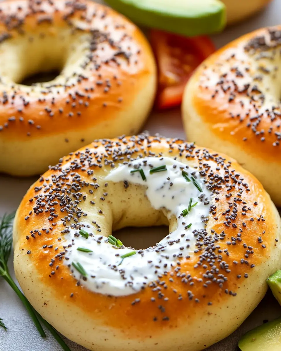 Protein bagels with greek yogurt First Image First Image