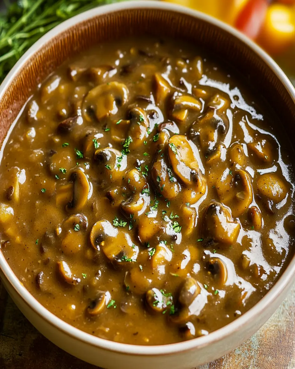 Vegetarian Mushroom Gravy First Image First Image