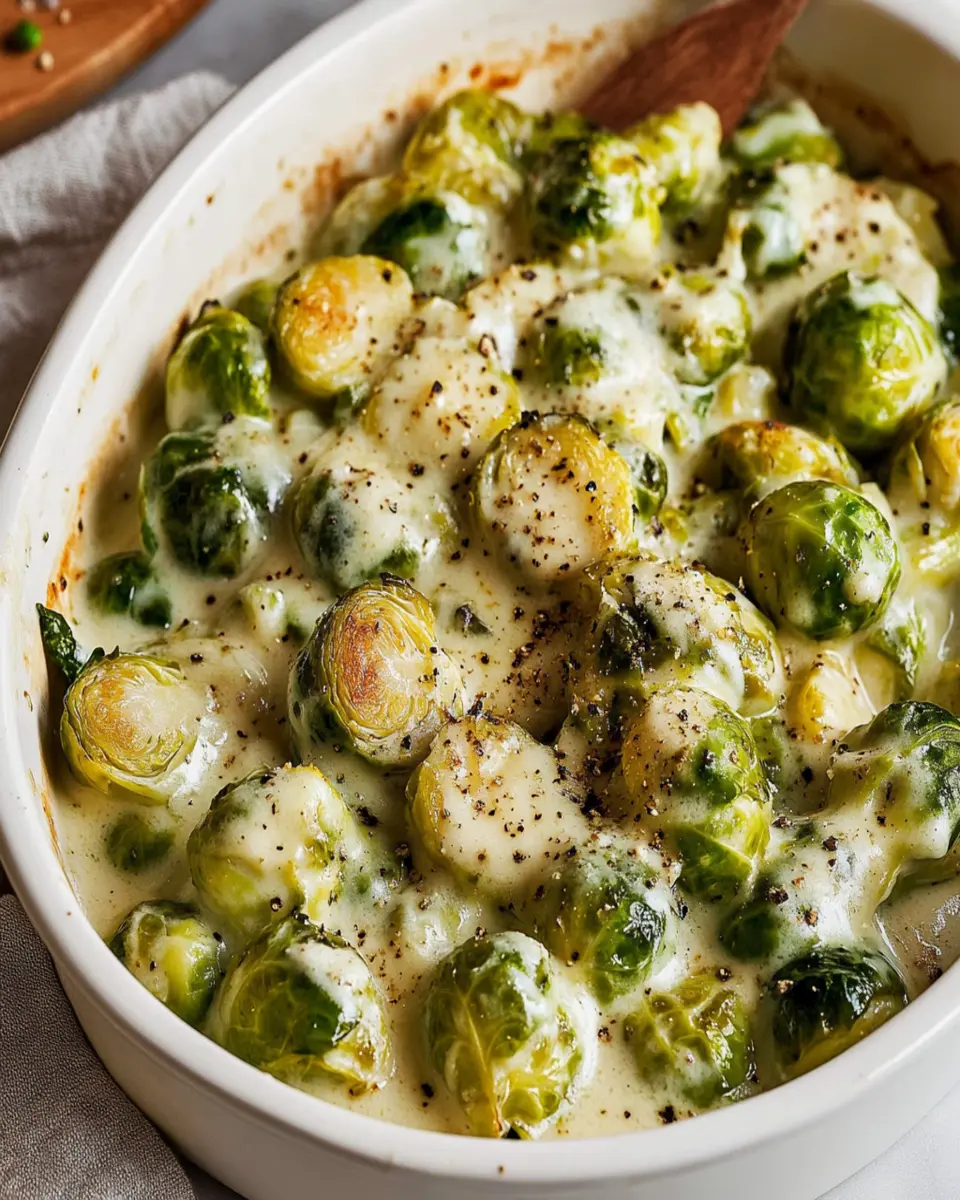 Creamed Brussels Sprouts First Image First Image