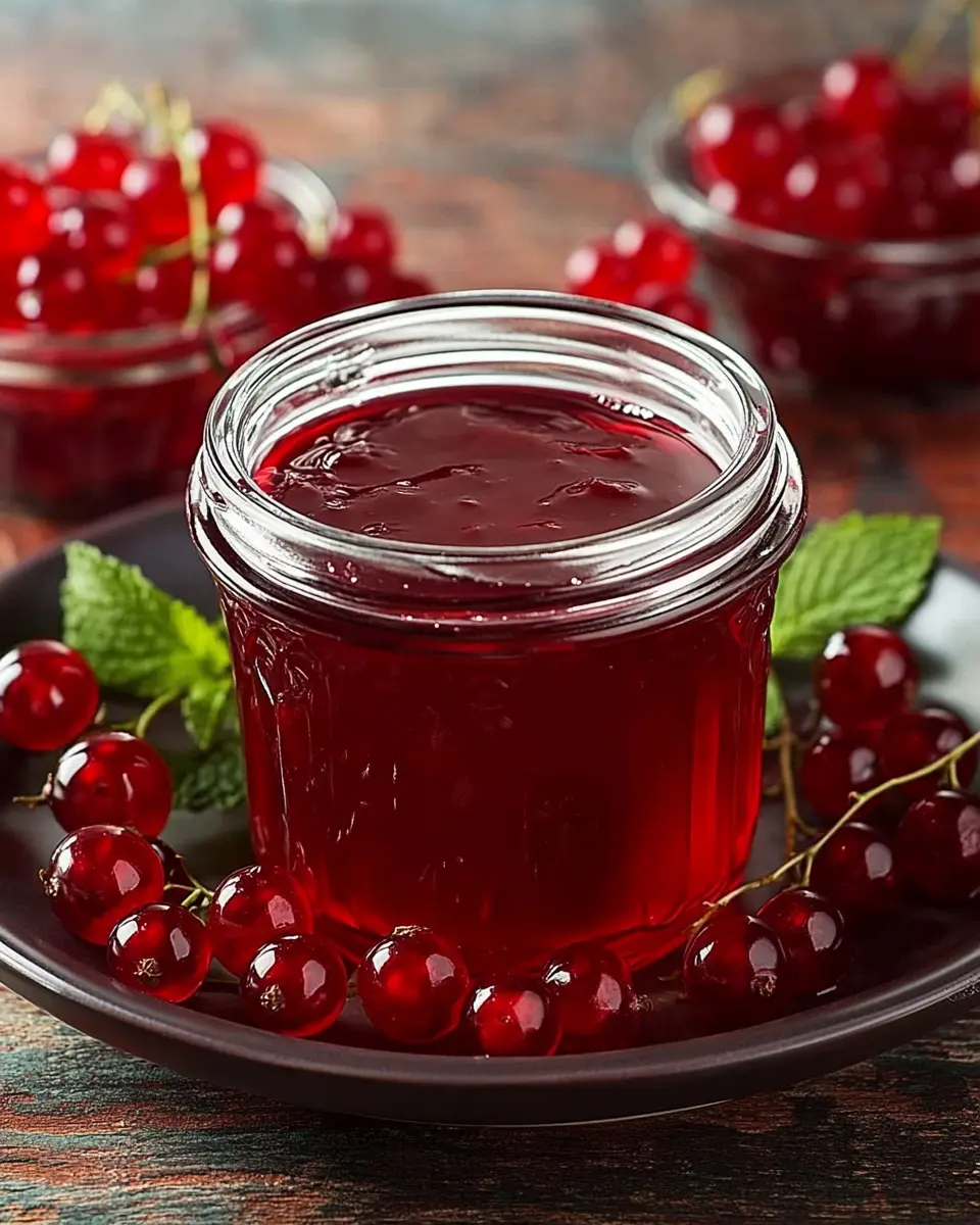 Homemade Redcurrant Jelly First Image First Image