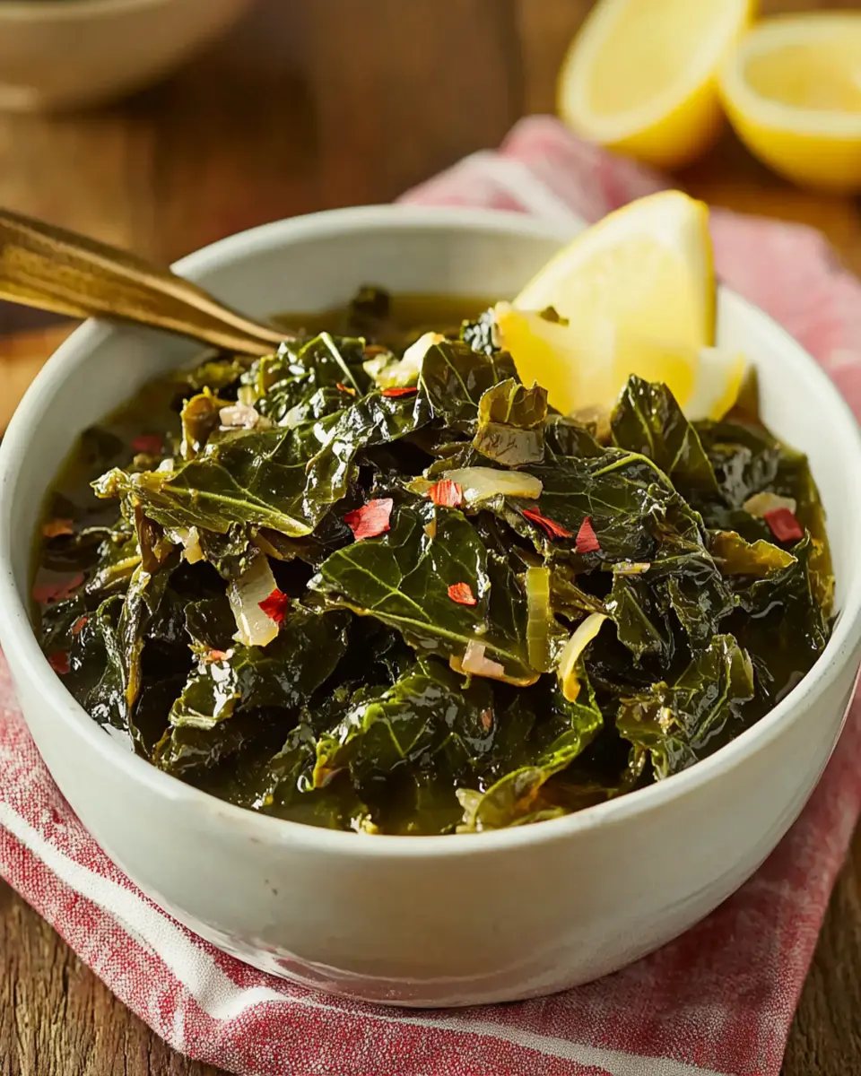 Southern-Style Collard Greens First Image First Image