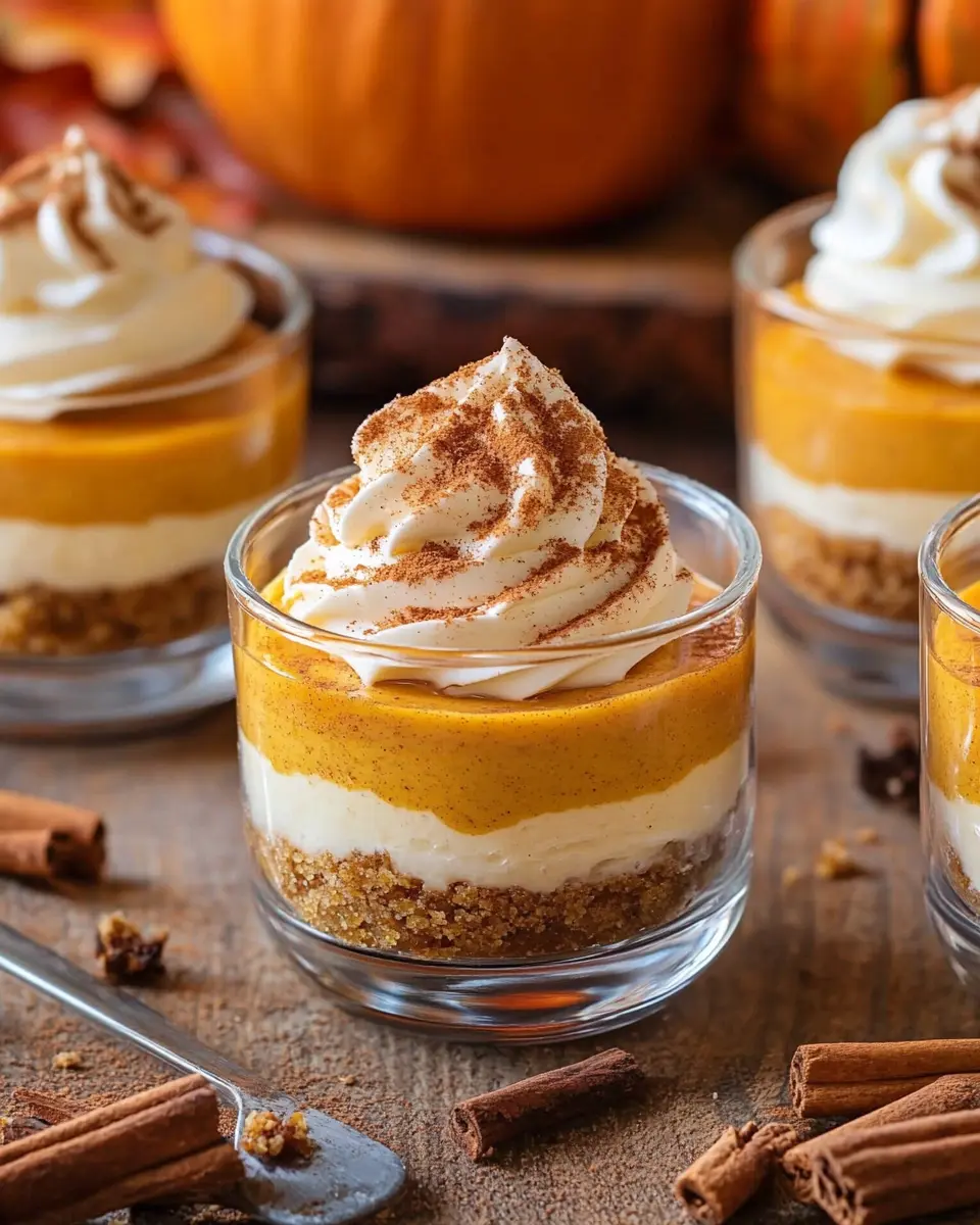 Pumpkin Pie Cheesecake Cups First Image First Image