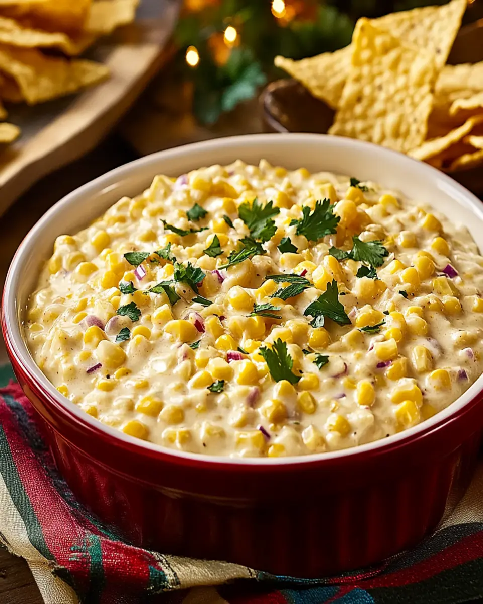 Crockpot Christmas Corn Dip First Image First Image