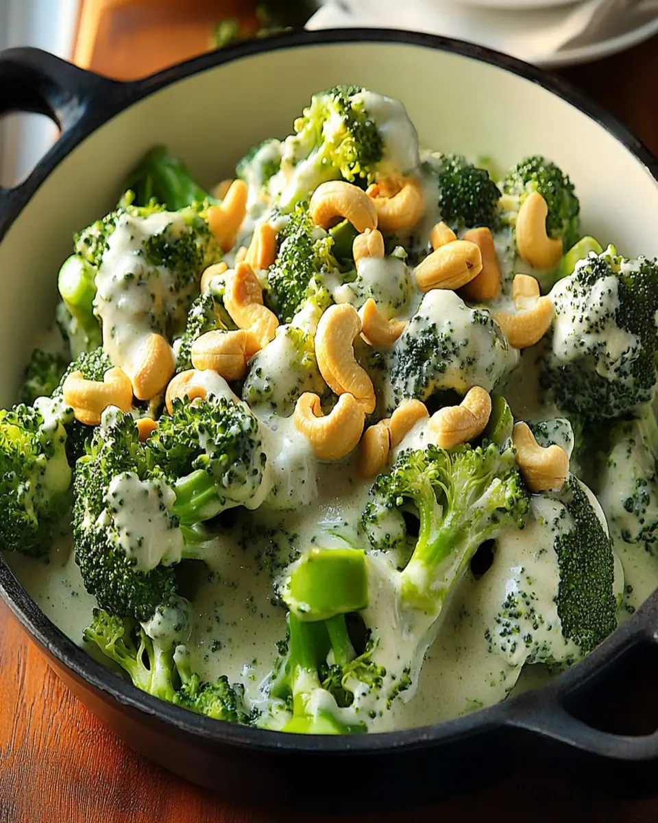 Creamy Broccoli with Cashews First Image First Image