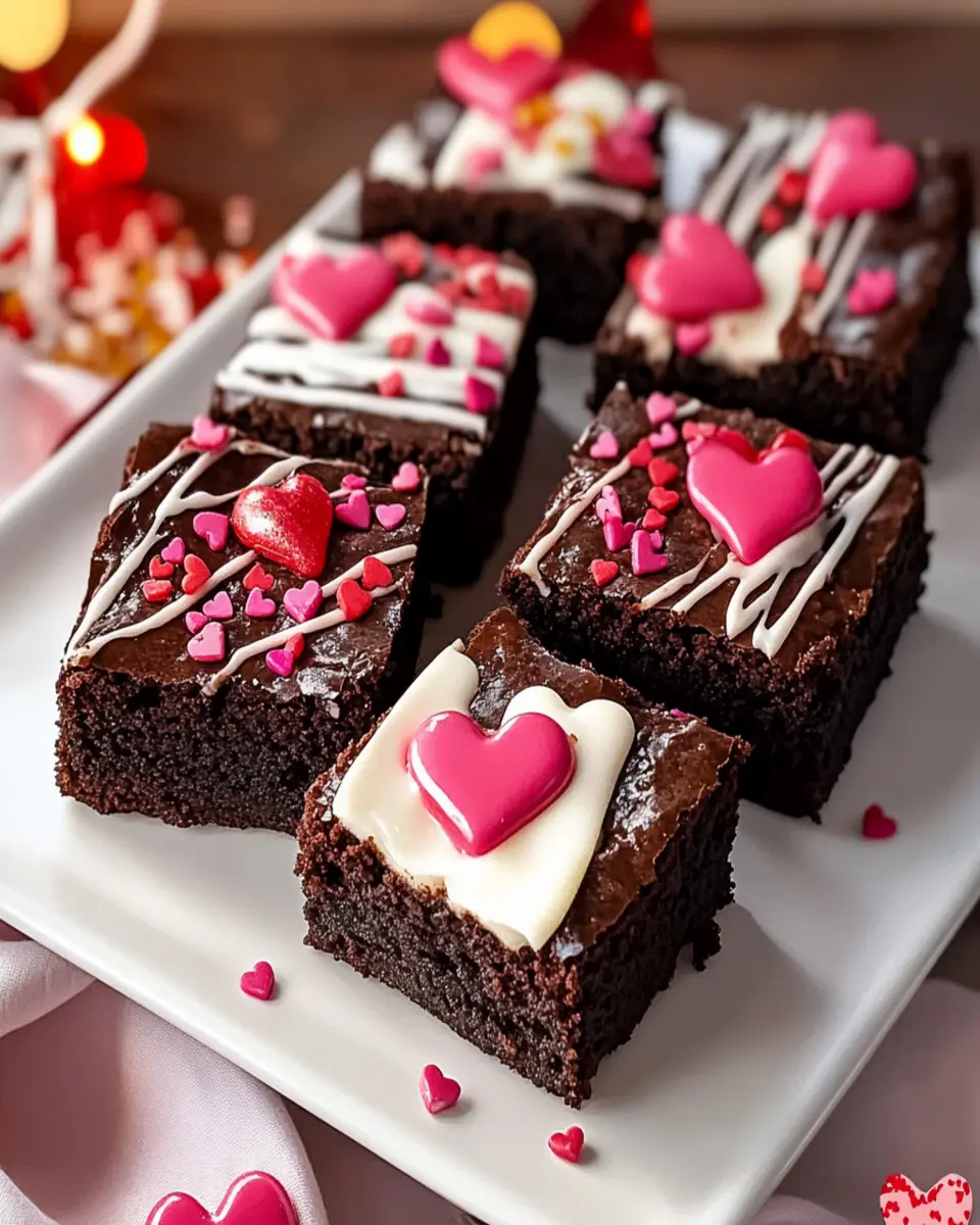 Valentine's Brownies Recipe First Image First Image