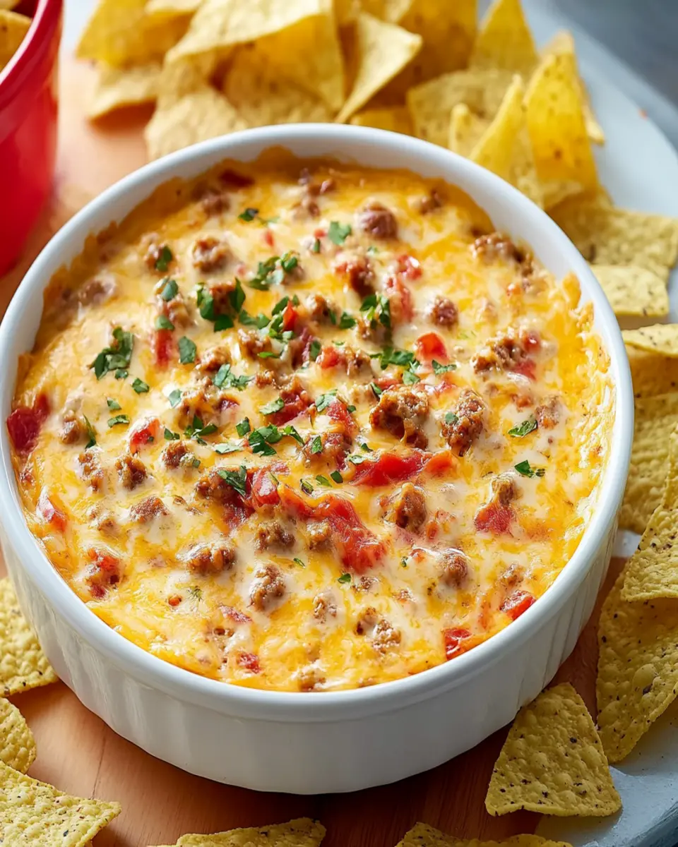 Rotel Sausage Dip First Image First Image