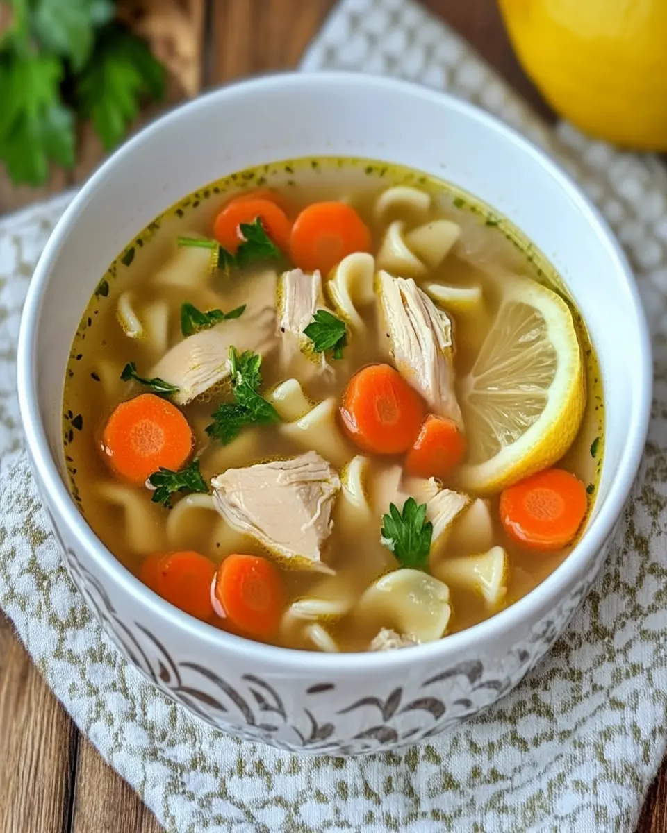 Chicken Noodle Soup with Love First Image First Image