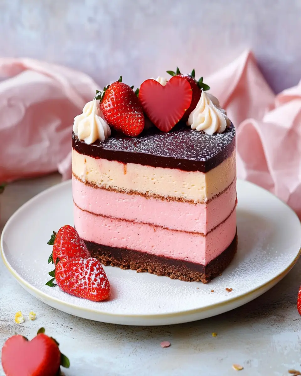 No-bake Valentine’s cake First Image First Image