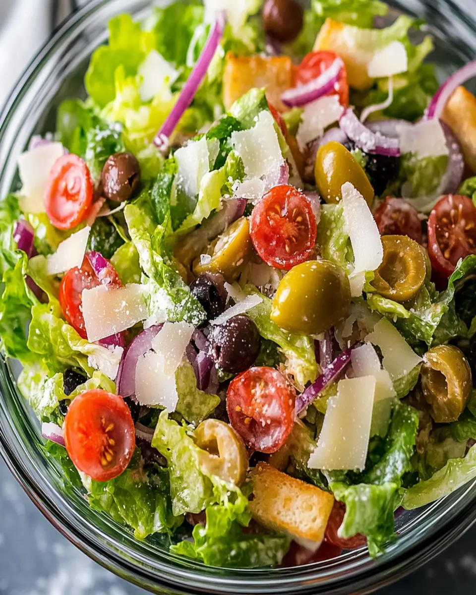 Olive Garden Salad with Copycat Dressing First Image First Image