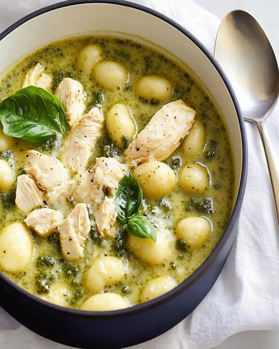 Chicken Gnocchi Pesto Soup First Image First Image