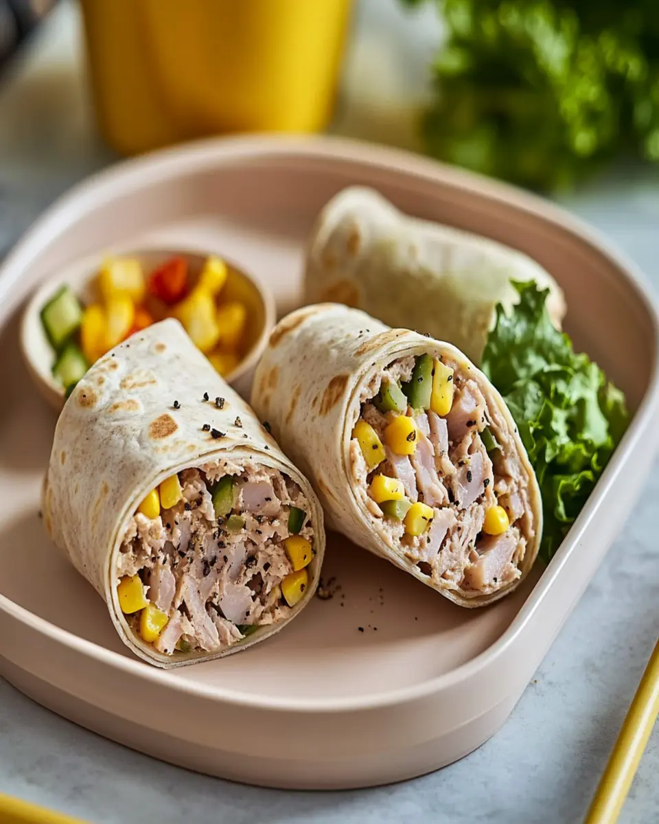 Wholemeal wraps with tuna and sweetcorn First Image First Image