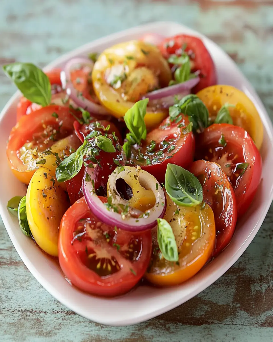 Marinated Garden Tomatoes First Image First Image
