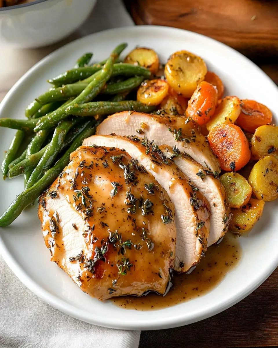 Herb-Glazed Turkey Slices First Image First Image