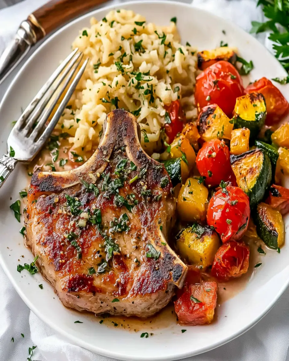 Italian Pork Chops First Image First Image
