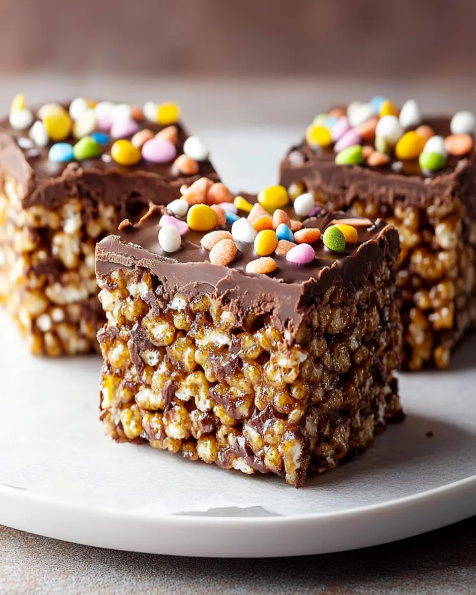 Dubai Chocolate Rice Krispies Treats First Image First Image