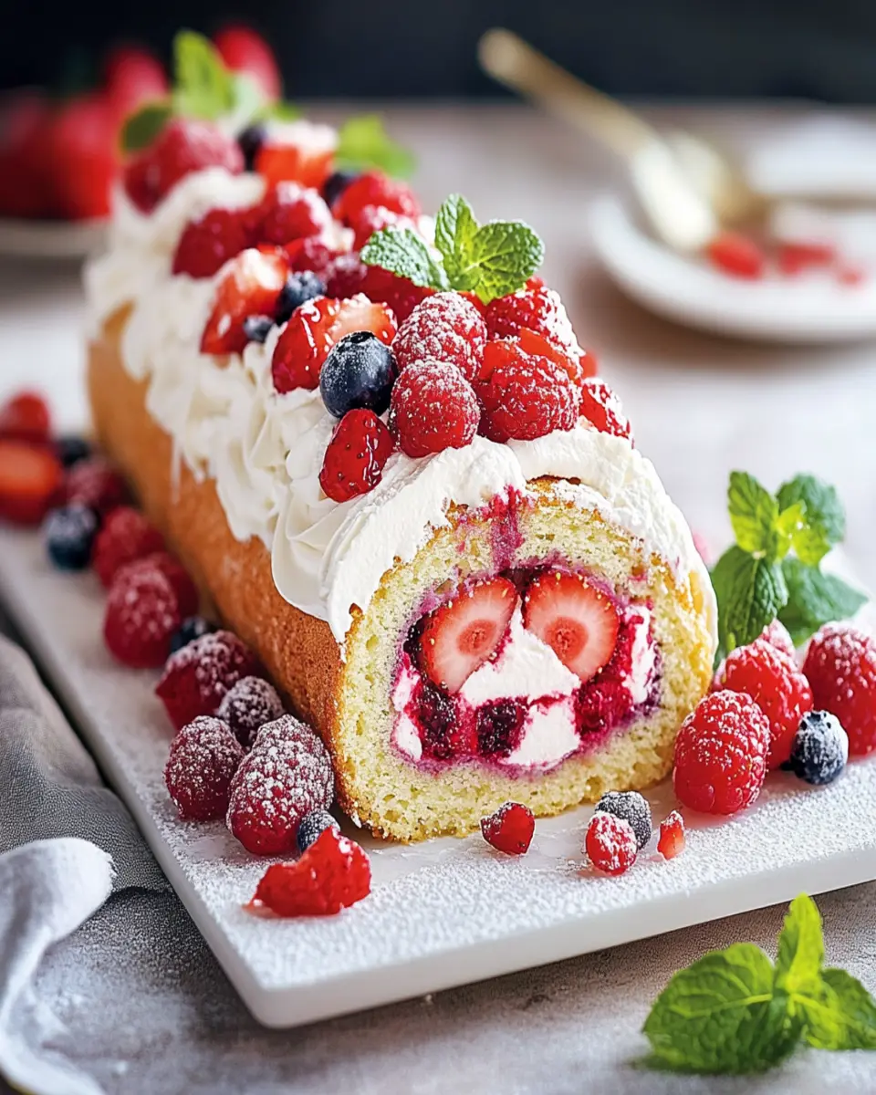 Eton mess Swiss roll First Image First Image