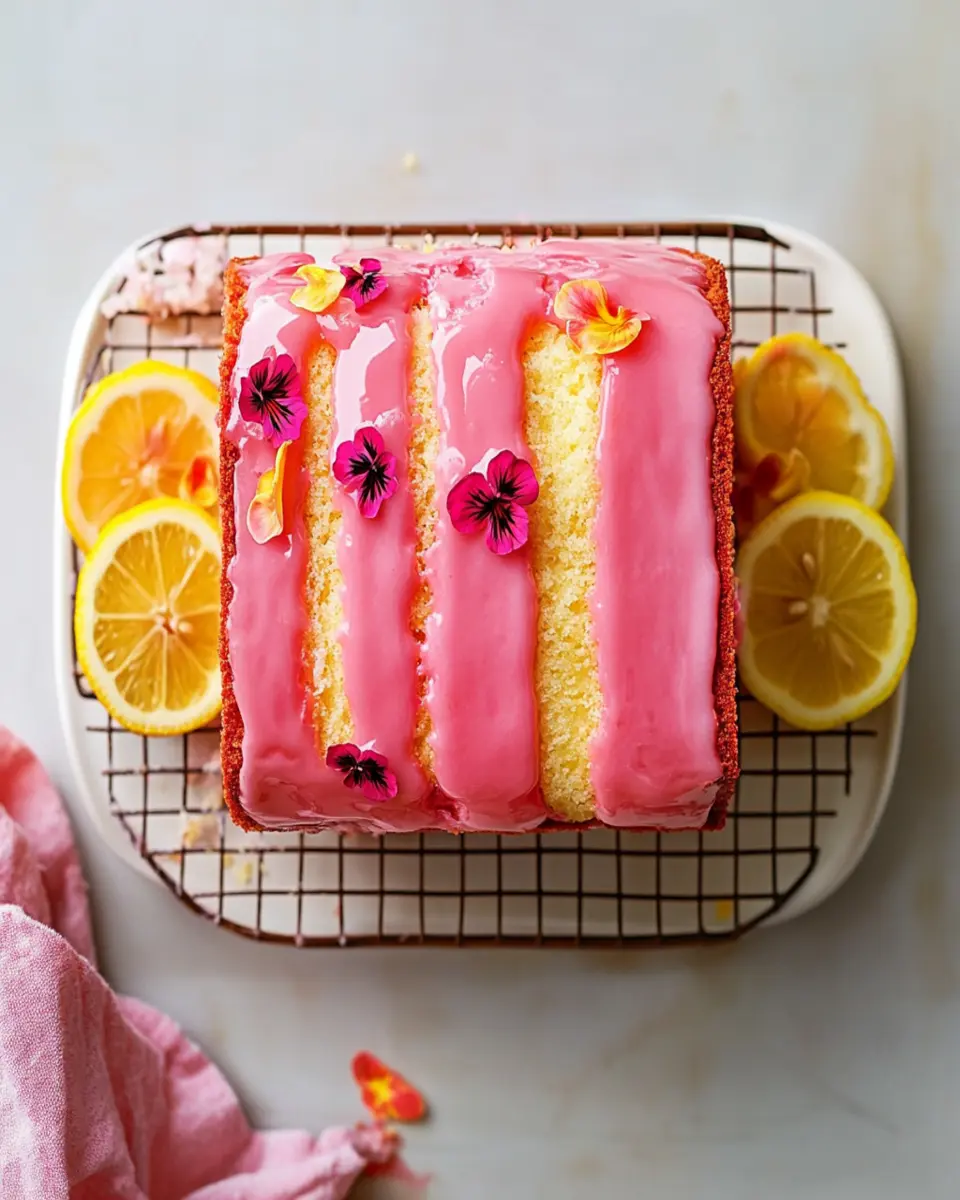 Pink Lemonade Pound Cake First Image First Image