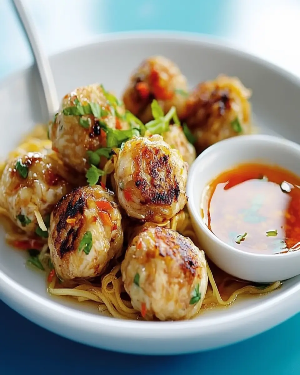 Chicken noodle balls First Image First Image