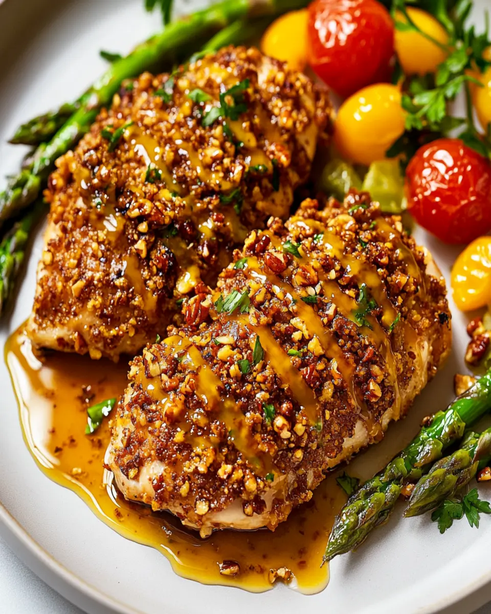 Maple Pecan Crusted Chicken First Image First Image