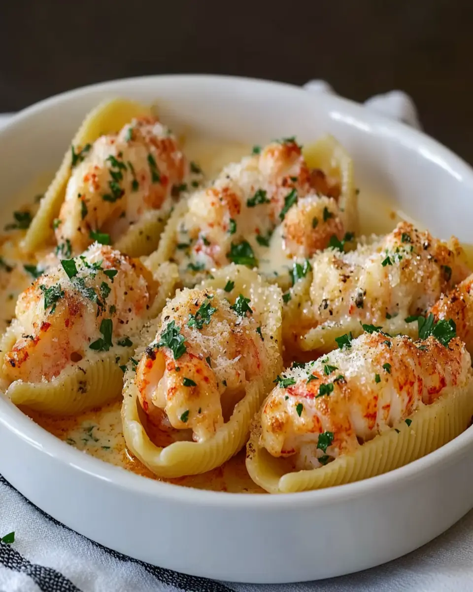 Lobster Stuffed Pasta Shells For Two First Image First Image