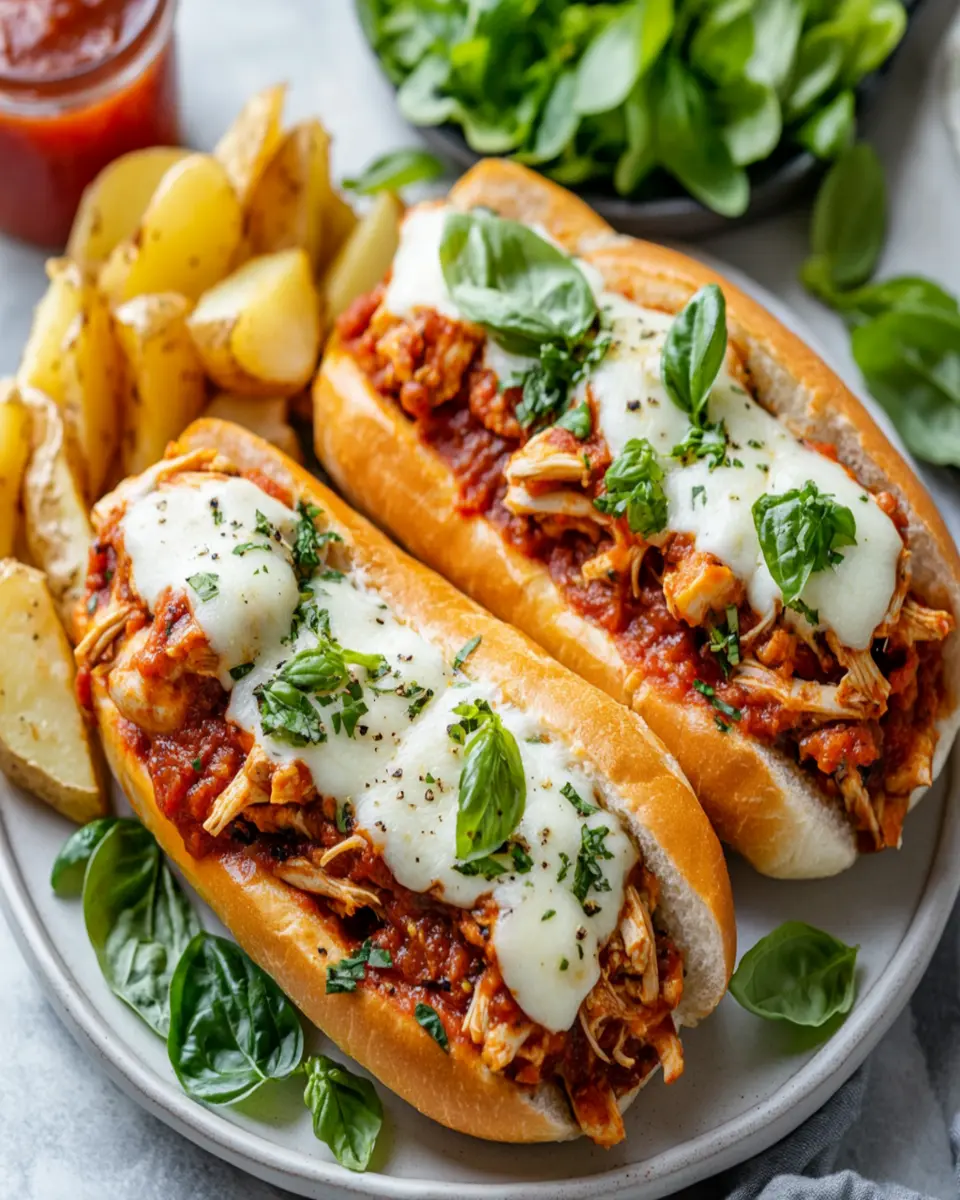 Crockpot Marinara Chicken Subs First Image First Image