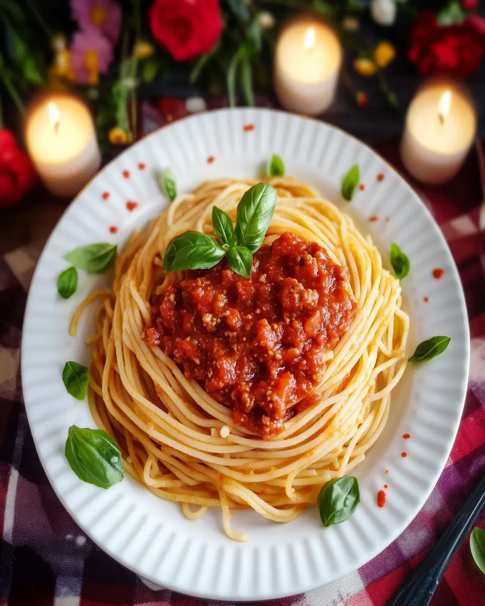 Date Night Spaghetti for Valentine’s Day and Special Events First Image First Image