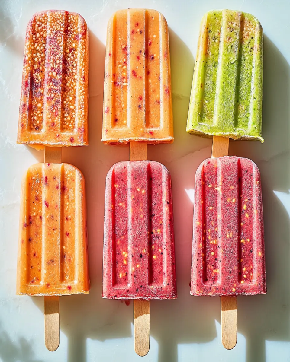 Creamy Dreamy Fruity Popsicles First Image First Image