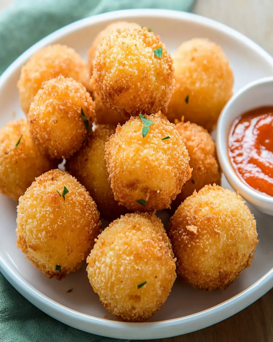 Fried Cheese Balls Recipe First Image First Image