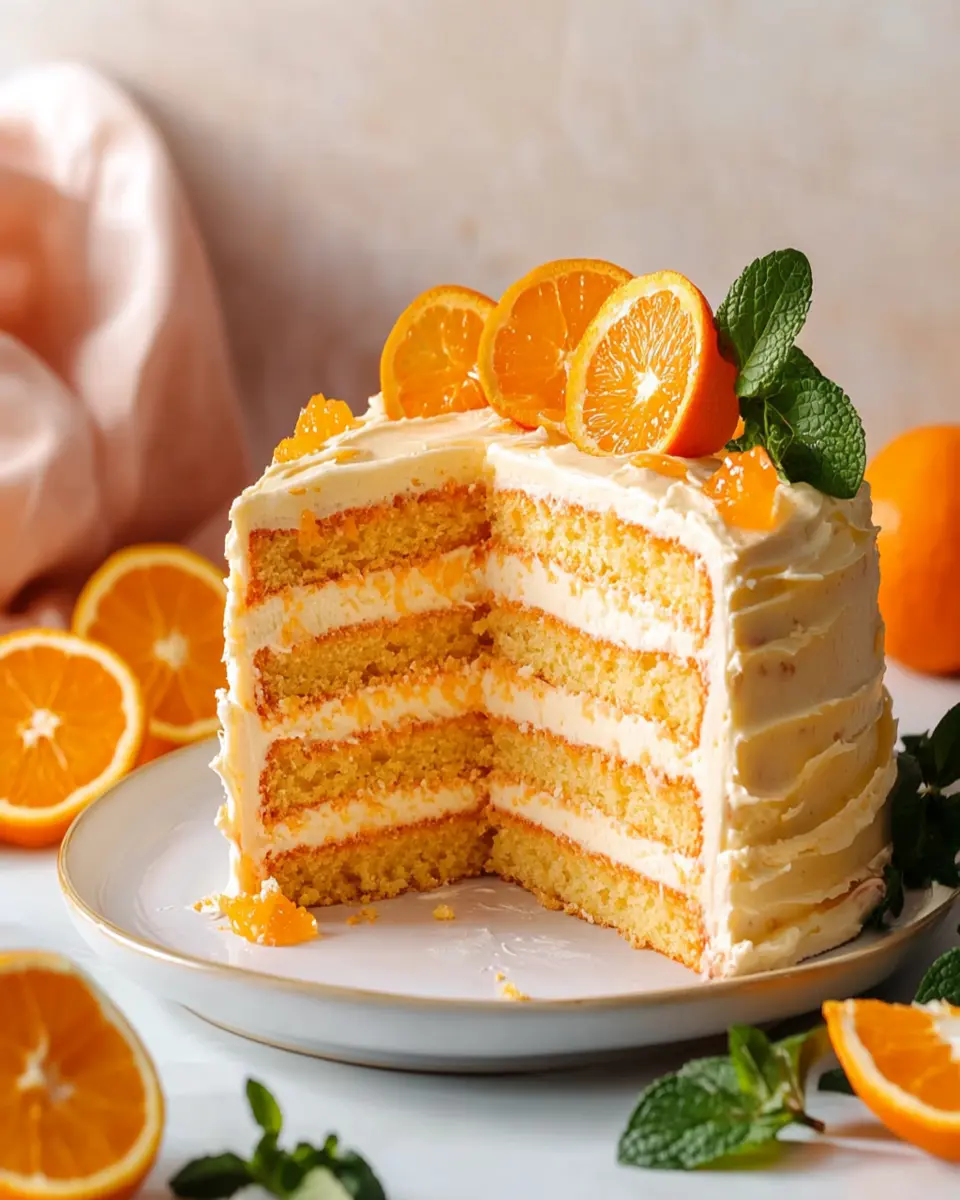 orange dreamsicle cake First Image First Image