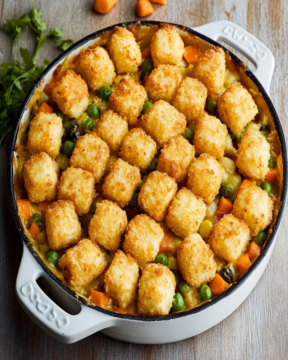 Tater Tot Chicken Pot Pie First Image First Image