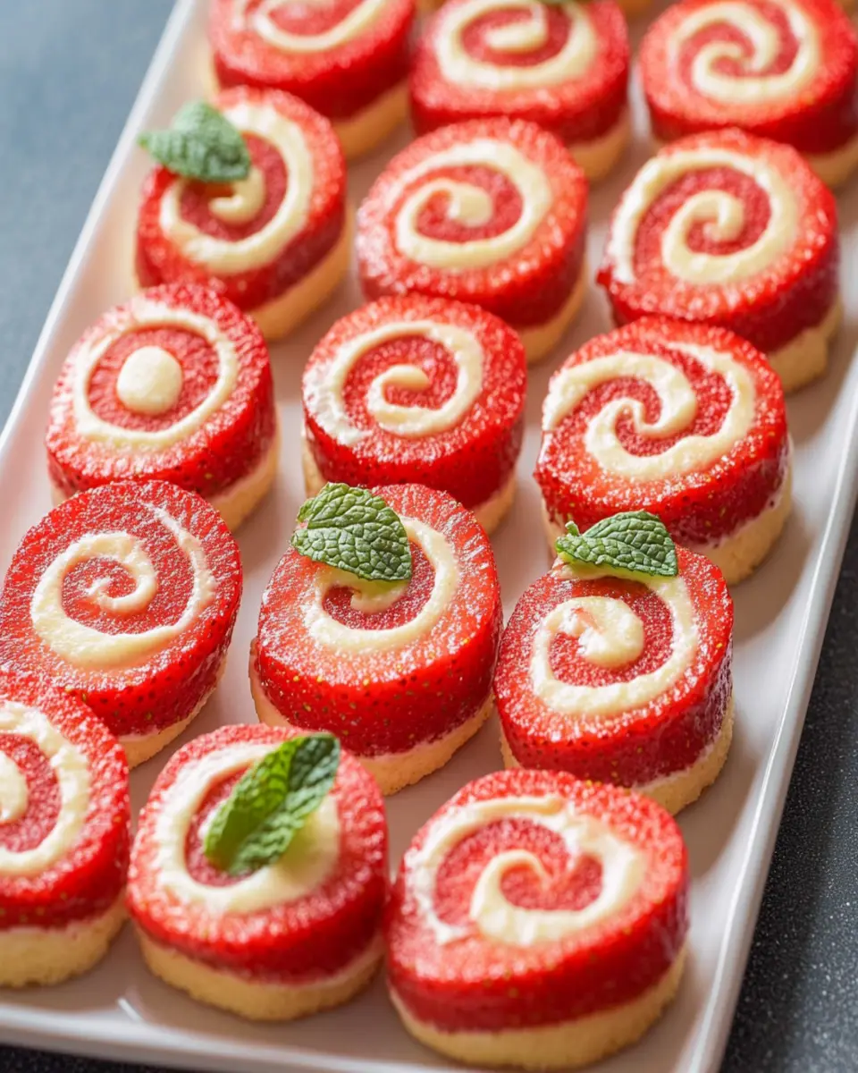 Strawberry Pinwheels First Image First Image