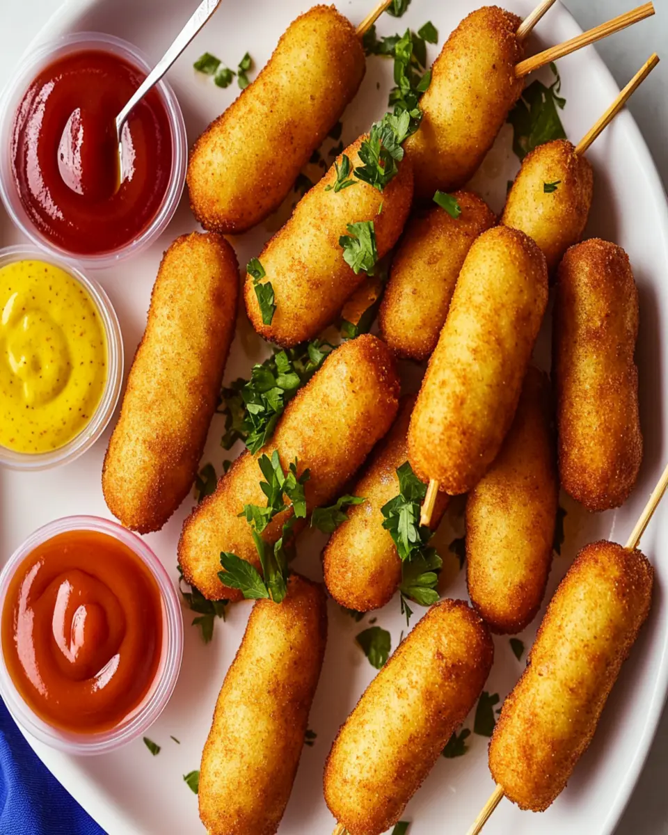 Mini Corn Dogs First Image First Image