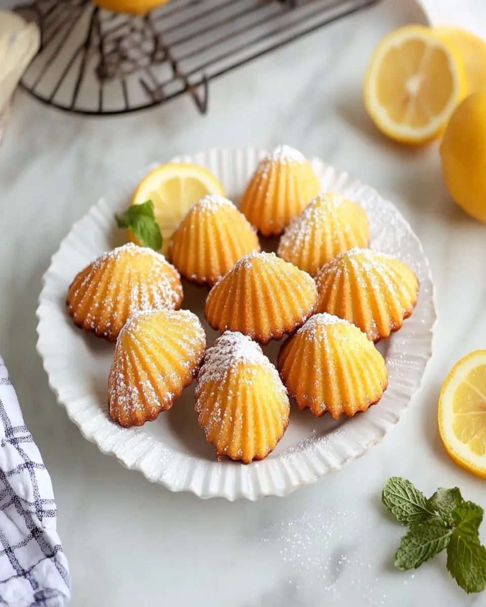 Meyer Lemon Madeleines First Image First Image