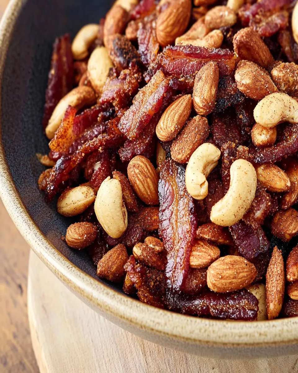 Spiced Mixed Nuts with Sugared Bacon First Image First Image