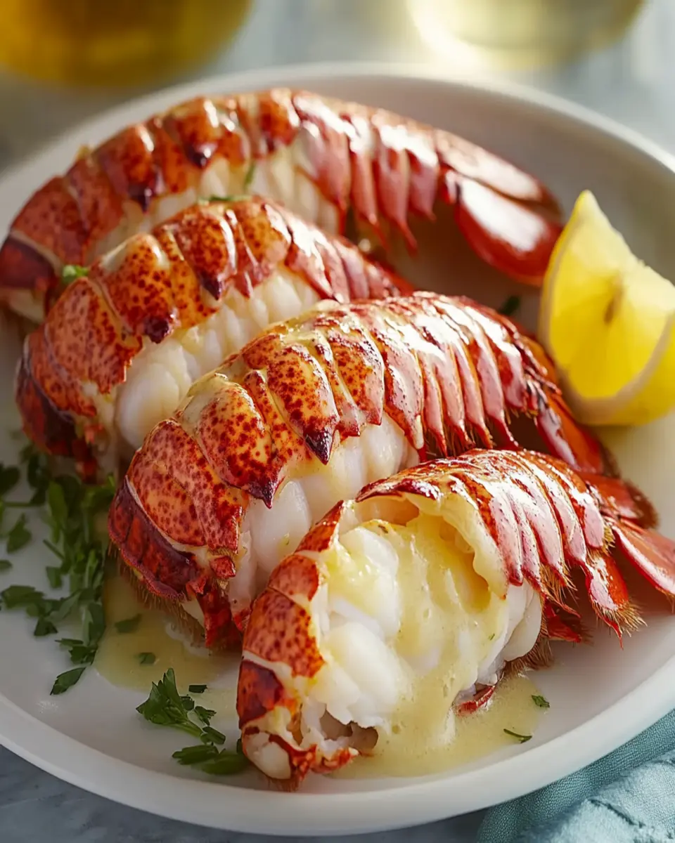 Steamed Lobster Tails First Image First Image