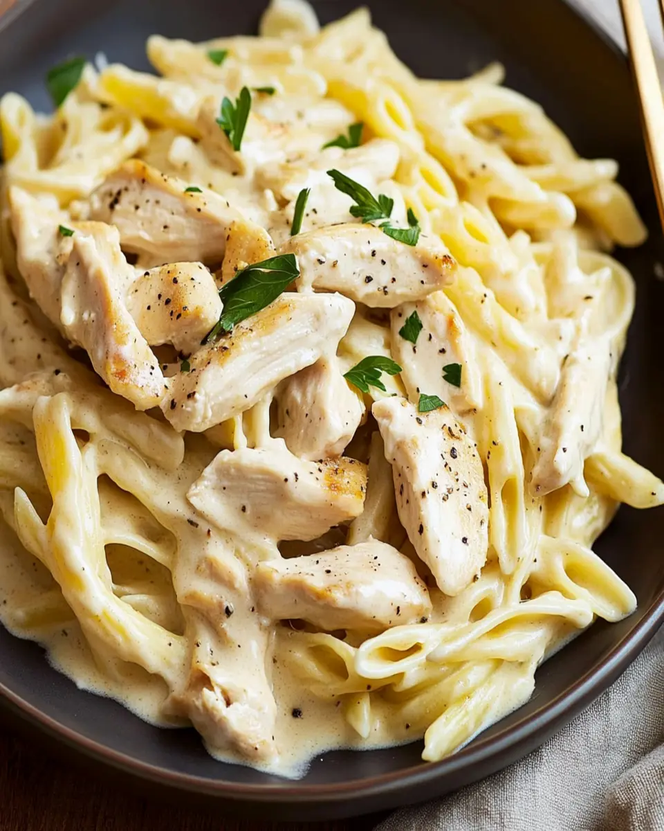 Slow-Cooker Chicken Alfredo First Image First Image