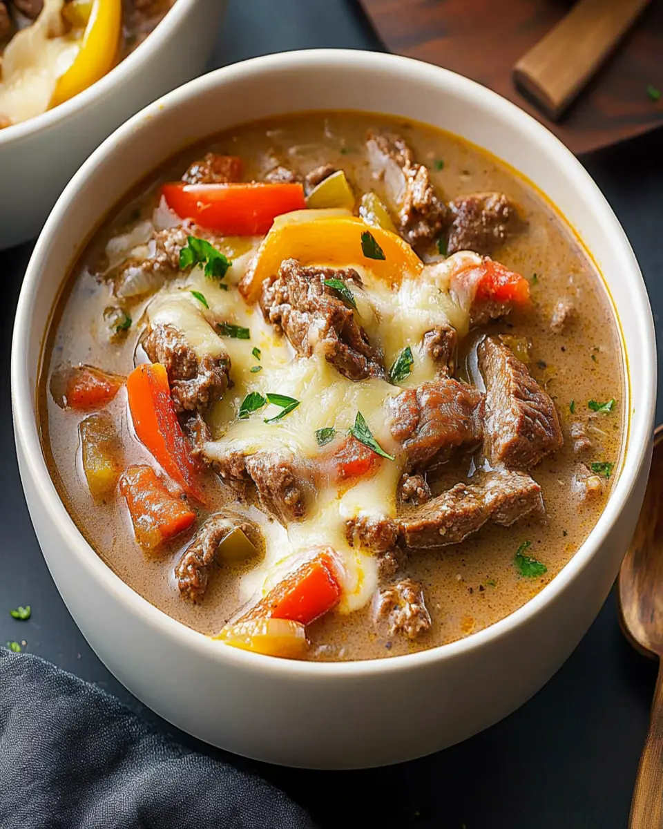 Philly Cheesesteak Soup First Image First Image