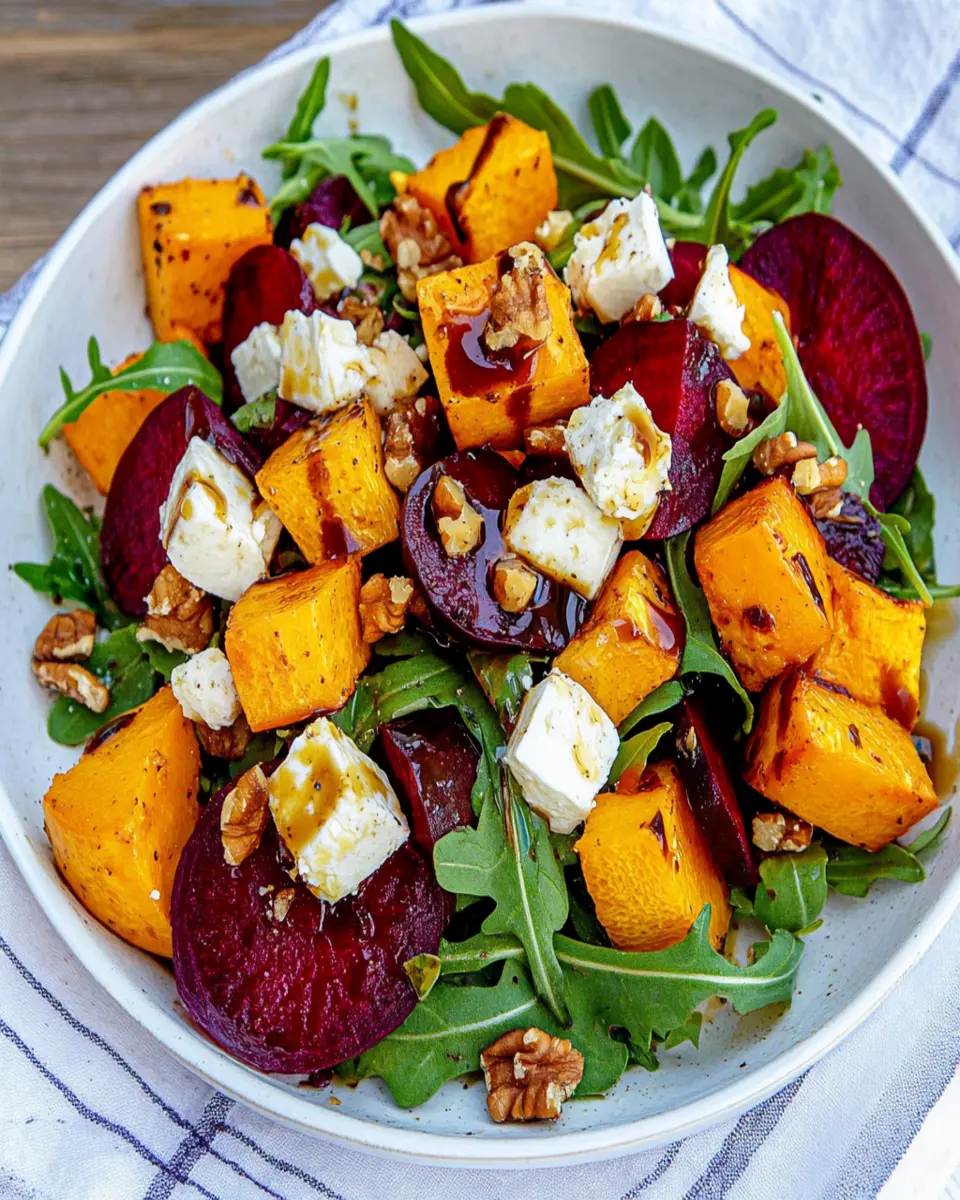 Pumpkin and beetroot salad First Image First Image