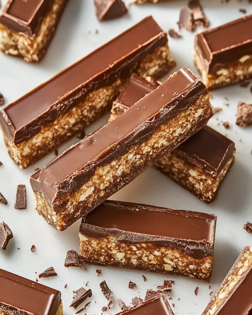 Homemade Copycat KitKat Bars First Image First Image