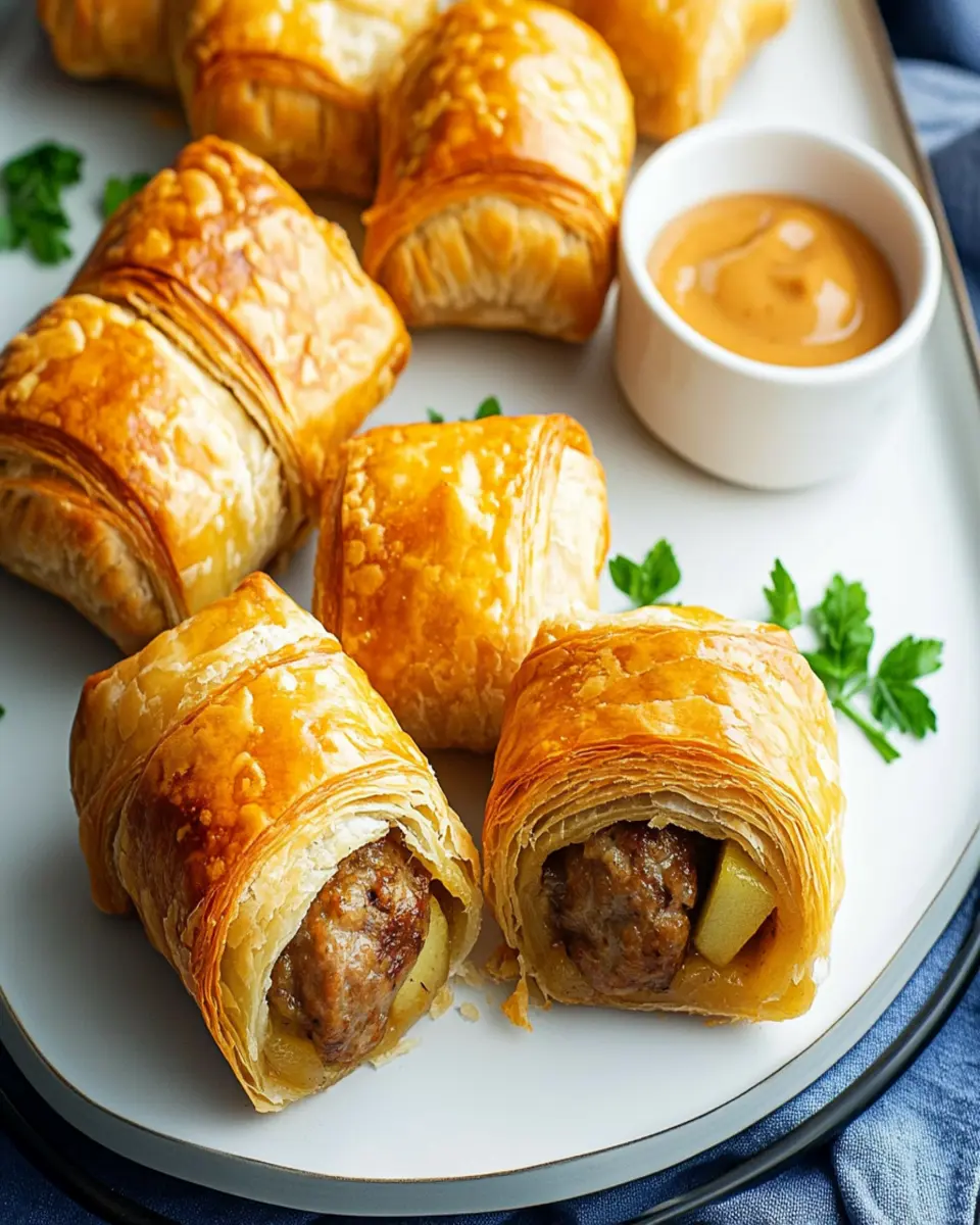 Apple Sausage Rolls First Image First Image