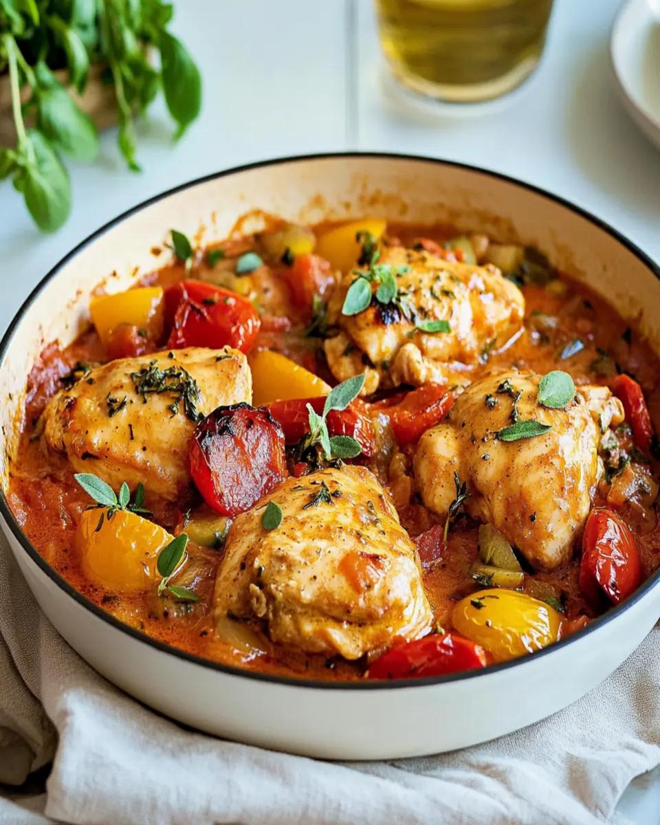One-pan creamy chicken cacciatore First Image First Image