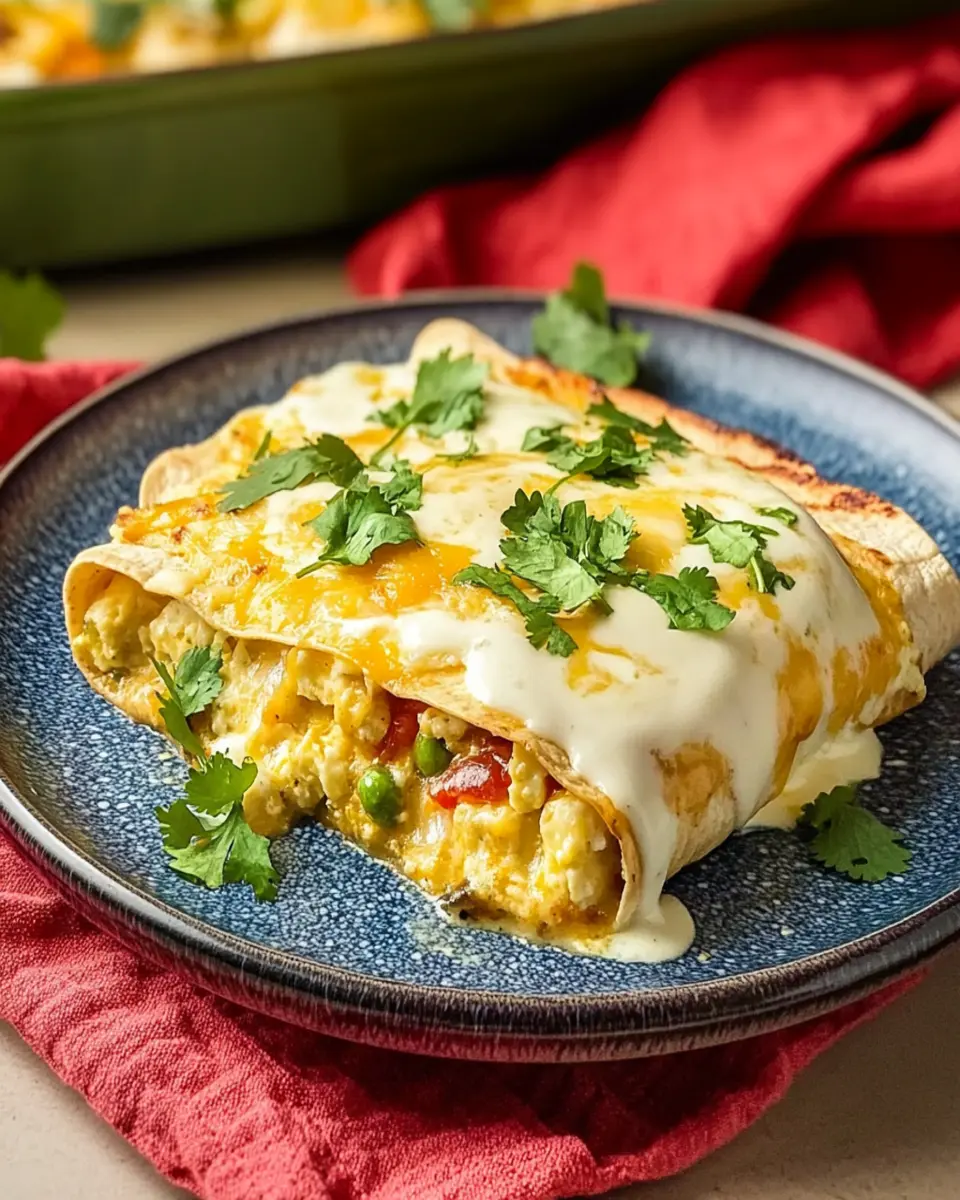 Creamy Breakfast Enchiladas First Image First Image