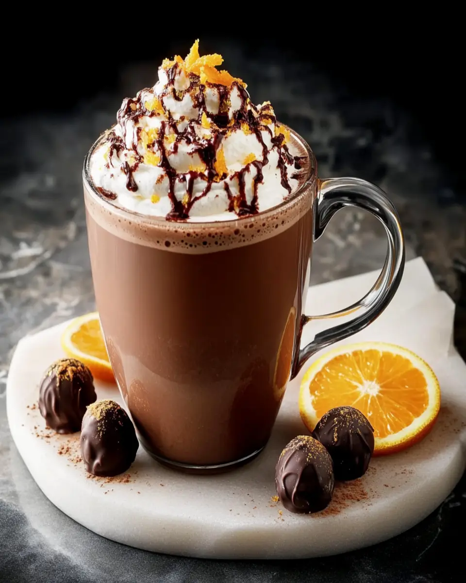 Jaffa hot chocolate First Image First Image