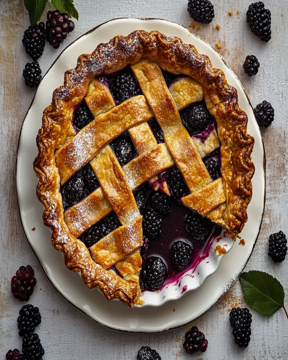 Sloe gin bramble pie First Image First Image